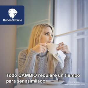 Reflexión sobre la importancia de tener paciencia durante procesos de cambio y sanación interior.