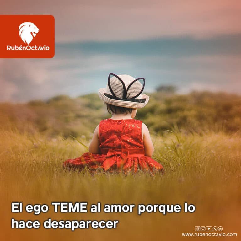 El ego teme al amor porque lo hace desaparecer