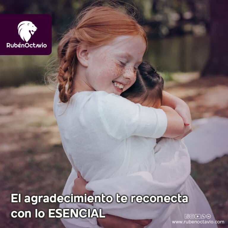 El agradecimiento te reconecta con lo esencial