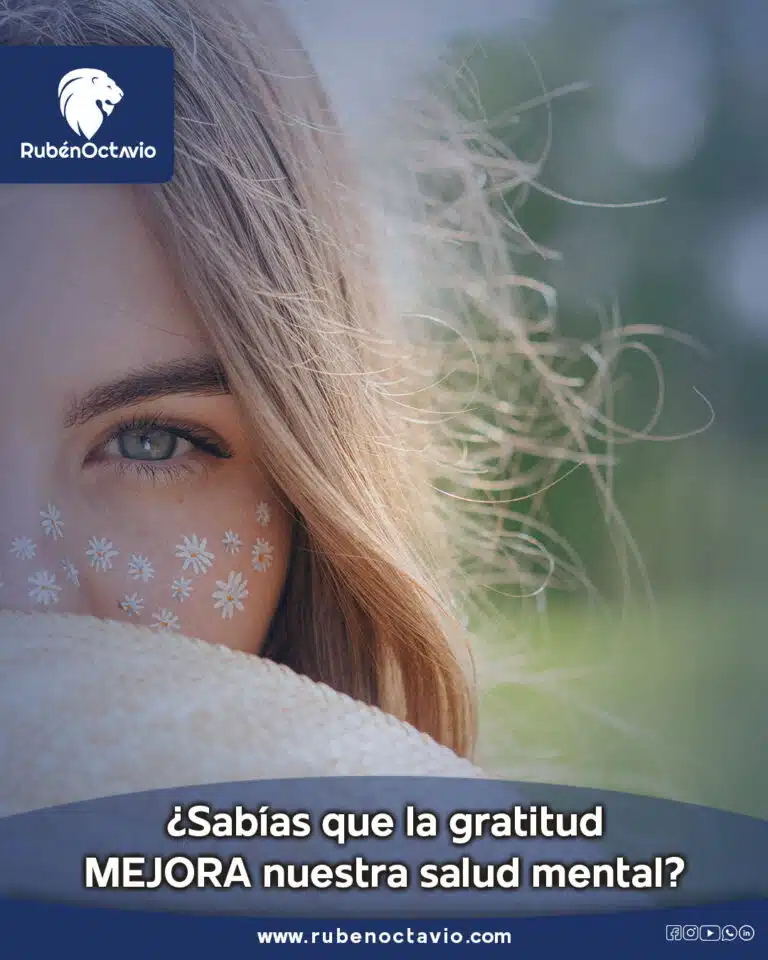 ¿Sabías que la gratitud MEJORA nuestra salud mental?