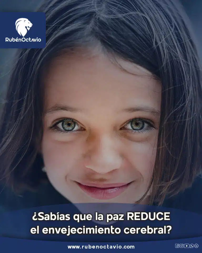 ¿Sabías que la paz REDUCE el envejecimiento cerebral?